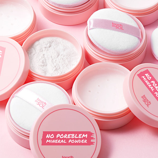 TOUCH IN SOL No Poreblem Mineral Powder 5g disponible sur Ma petite Coree, ton Eshop 100% K-beauty en direct de Seoul