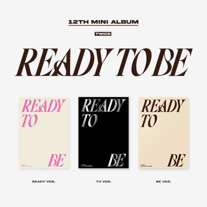 TWICE 12th Mini Album Ready To Be (Random Ver.) disponible sur Ma petite Coree, ton Eshop 100% K-beauty en direct de Seoul