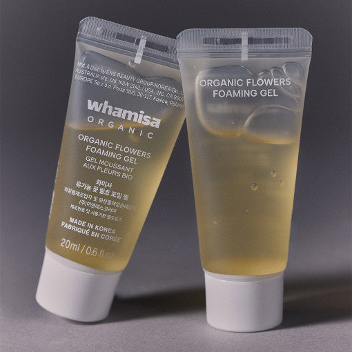 WHAMISA Organic Flowers Foaming Gel 150ml disponible sur Ma petite Coree, ton Eshop 100% K-beauty en direct de Seoul