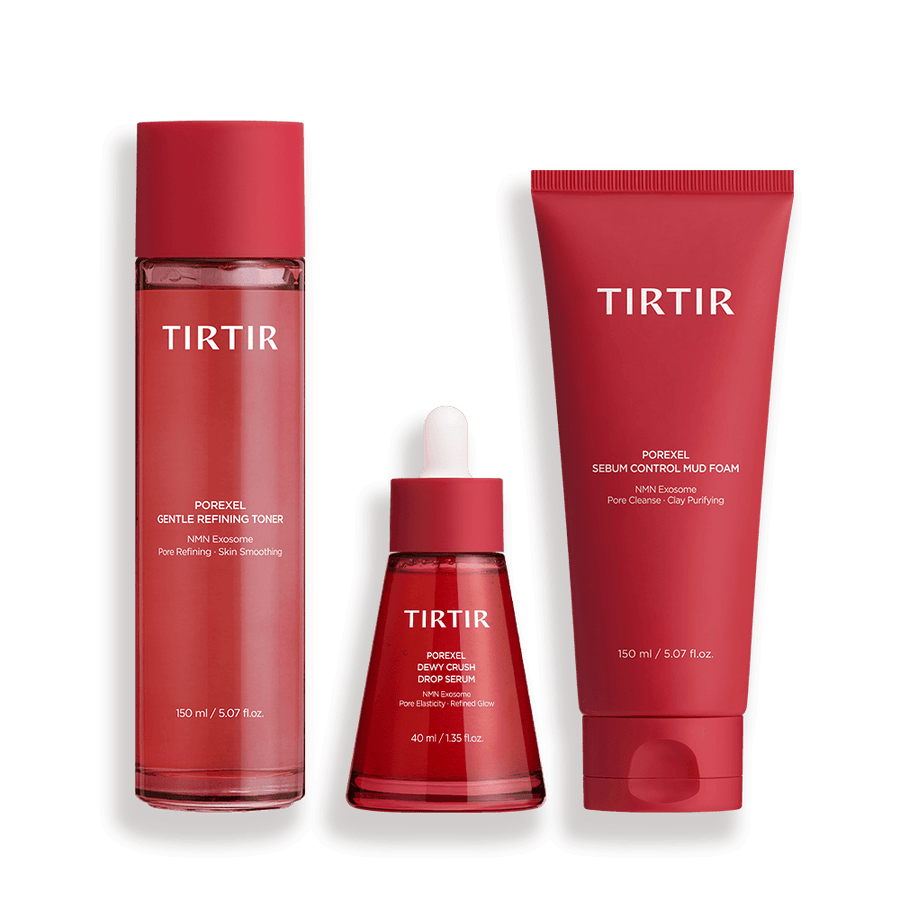 TIRTIR Porexel Set (Foam + Toner + Serum)
