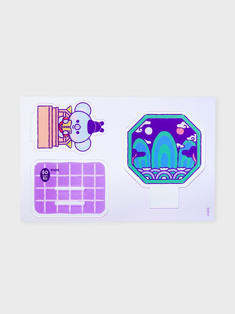 BT21 KOYA BABY ACRYLIC STAND K-EDITION ver.2, papeterie officielle LINE FRIENDS, visuel KOYA koala sur support acrylique