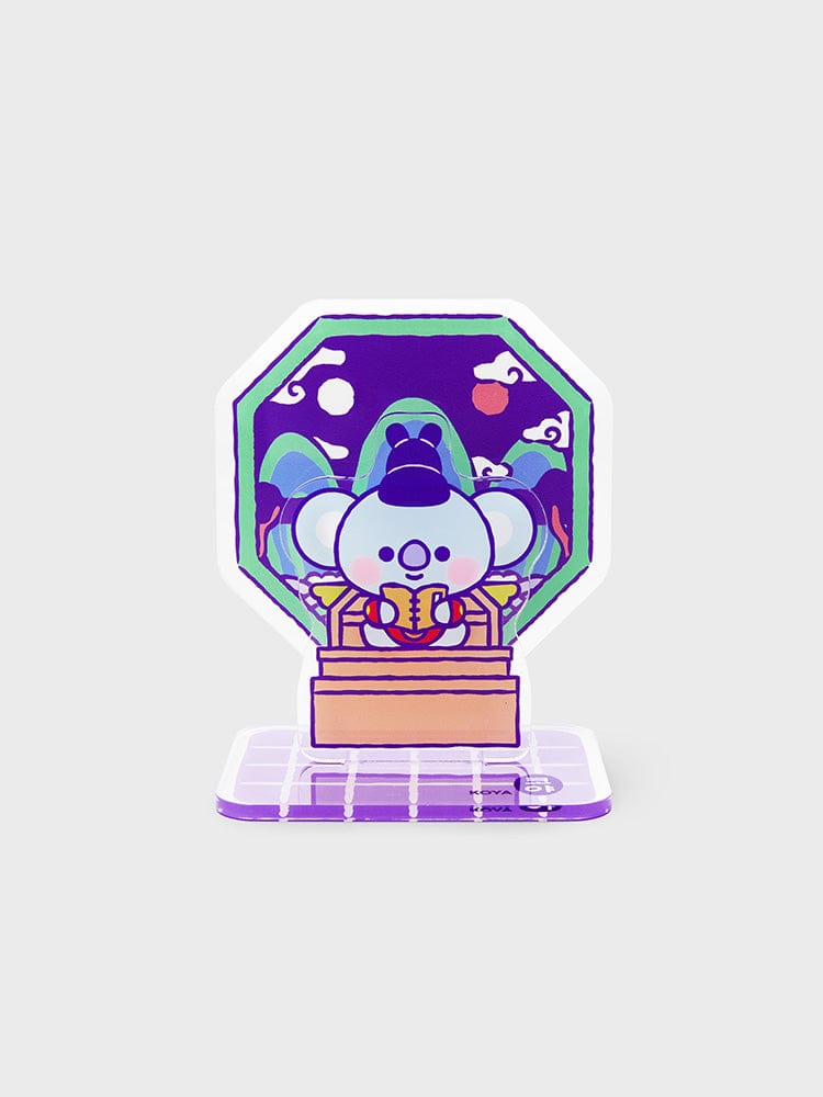 BT21 KOYA BABY ACRYLIC STAND K-EDITION ver.2 : support acrylique officiel LINE FRIENDS, figurine KOYA décorative sur socle
