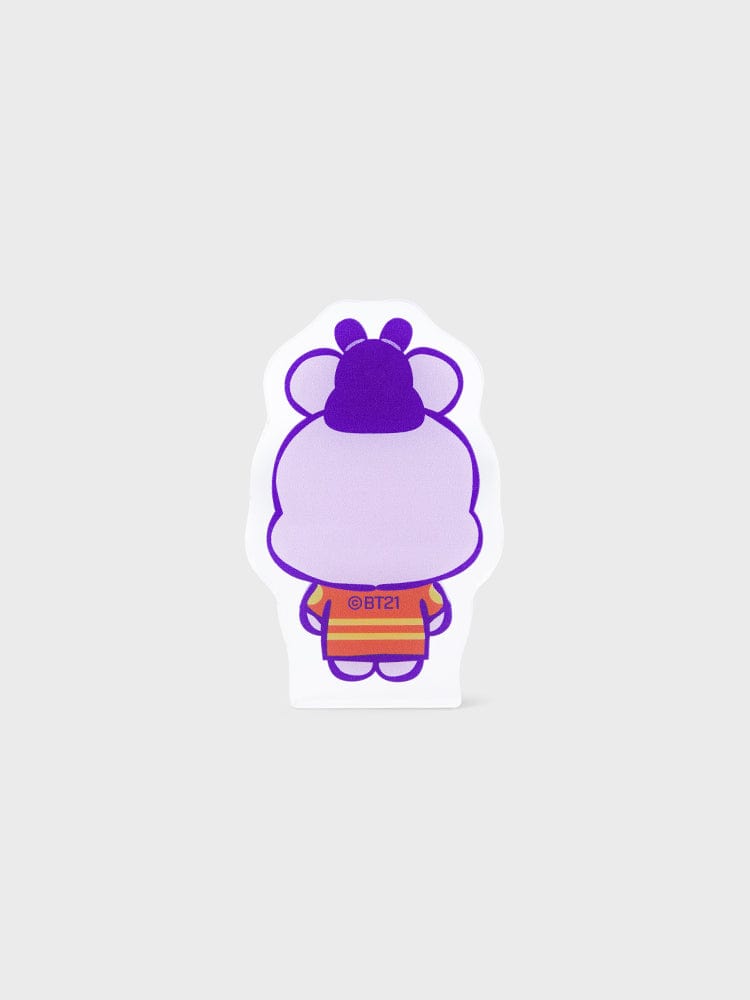 BT21 MANG BABY MINI ACRYLIC STAND K-EDITION ver.2 : support acrylique avec MANG, accessoire papeterie officiel LINE FRIENDS.