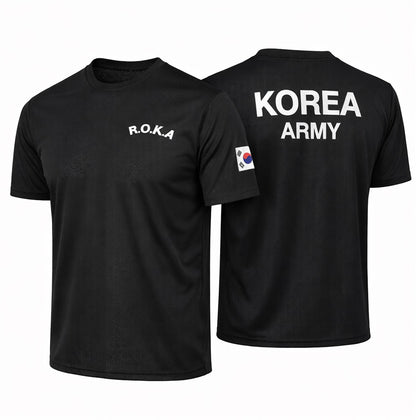 ASORT ROKA Korea Army - T-shirt technique (Noir)