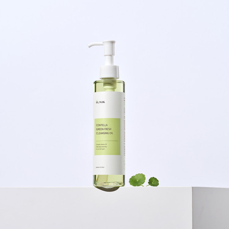 iUNIK Centella Green Fresh Cleansing Oil 200ml disponible sur Ma petite Coree, ton Eshop 100% K-beauty en direct de Seoul
