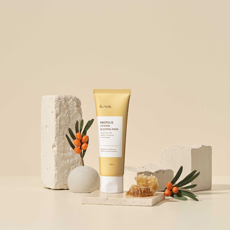 iUNIK Propolis Vitamin Sleeping Mask 60ml disponible sur Ma petite Coree, ton Eshop 100% K-beauty en direct de Seoul