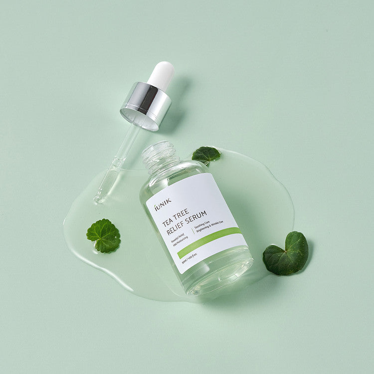 iUNIK Tea Tree Relief Serum 50ml disponible sur Ma petite Coree, ton Eshop 100% K-beauty en direct de Seoul