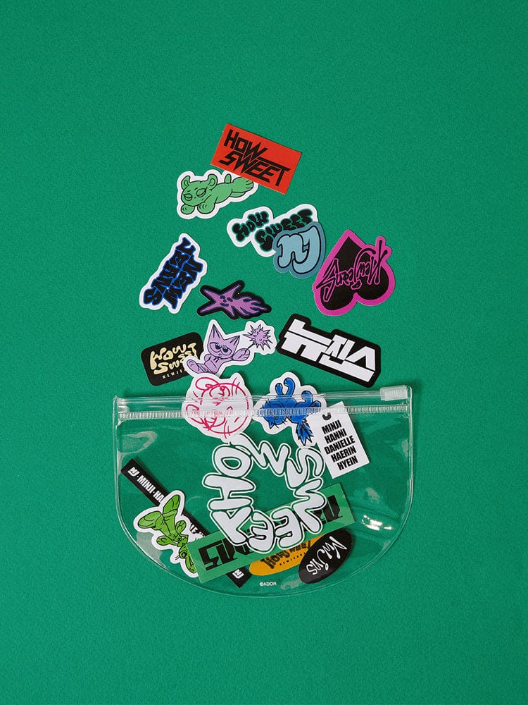 NewJeans How Sweet PVC Sticker Pack - visuel 1