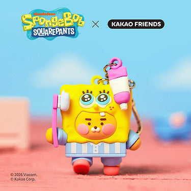 KAKAO FRIENDS - SpongeBobXFriends Baby SpongeBob Figurine Porte-cles Little Ryan