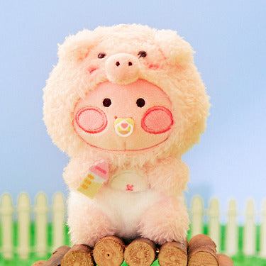KAKAO FRIENDS - FRIENDZOO Porte-cles Peluche Little Apeach