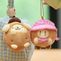 Set de Peluches Porte-Clés Pompompurin X Friends Potato Set - Kakao Friends