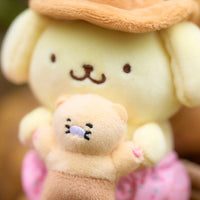 Peluche Porte-Clés Pompompurin X Friends Pompompurin - Kakao Friends