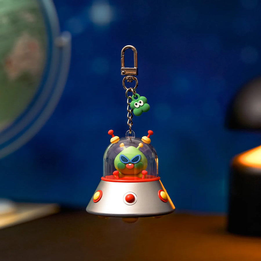 Schlüsselanhänger Lucky Delivery UFO Beam Little Apeach - Kakao Friends