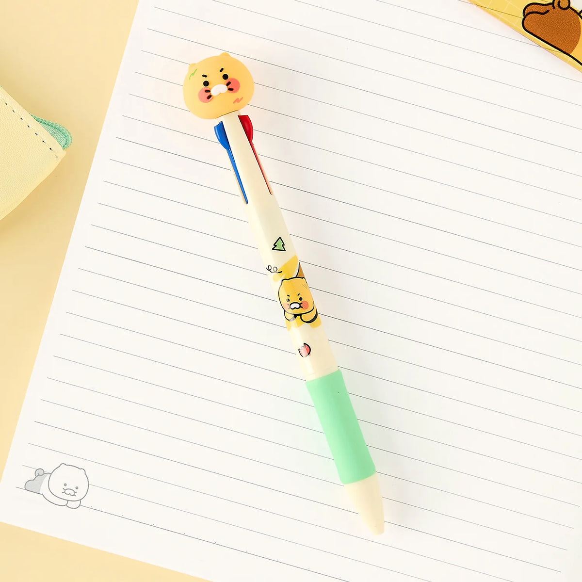 Stylo Bille 3 Couleurs Figurine 3 Couleurs Chunsik - Kakao Friends