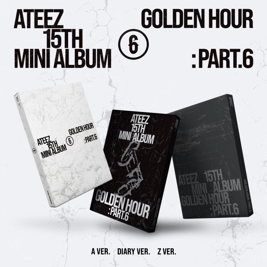 ATEEZ - GOLDEN HOUR : Part.6 - Mini Album (Set de 3 Albums)