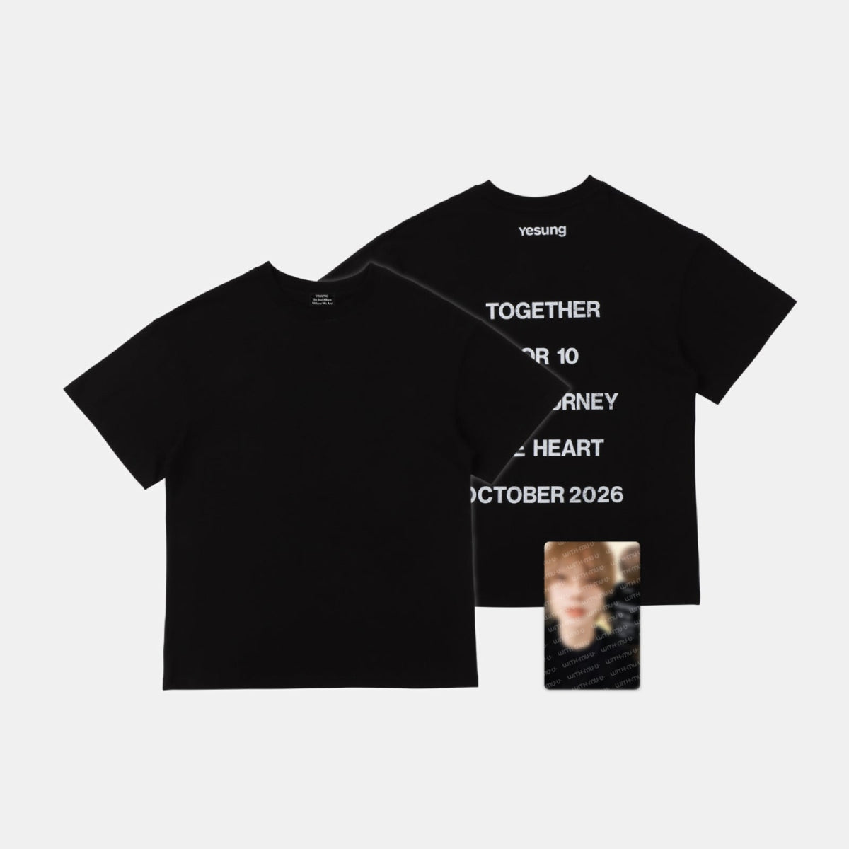 Yesung Yesung - T-shirt Set (Where We Are Ver.) - Official MD