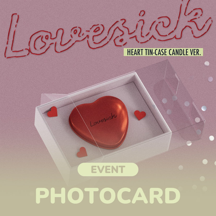 Chaeryeong - Lovesick - Heart Tin-Case Candle Ver.
