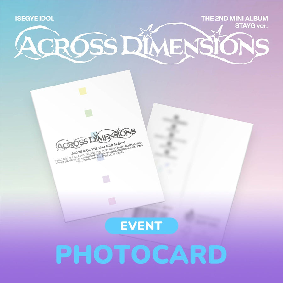 ISEGYE IDOL - Across Dimensions - STAYG Ver. - Mini Album