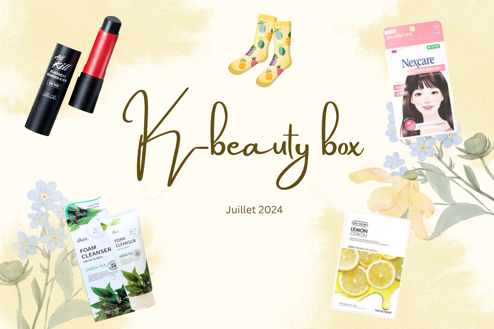 K-beauty Box de Juillet 2024 🌸