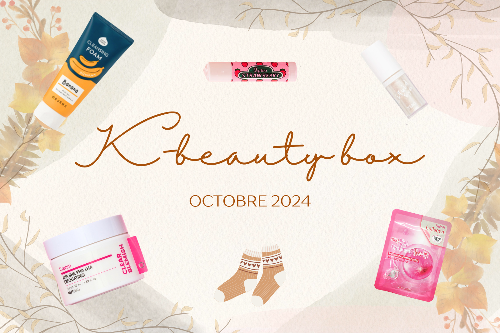 K-beauty Box d'Octobre 2024 🍁