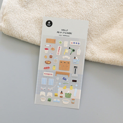 SUATELIER : K-lifestyle stickers coréens illustrations journaling - Ma Petite Corée