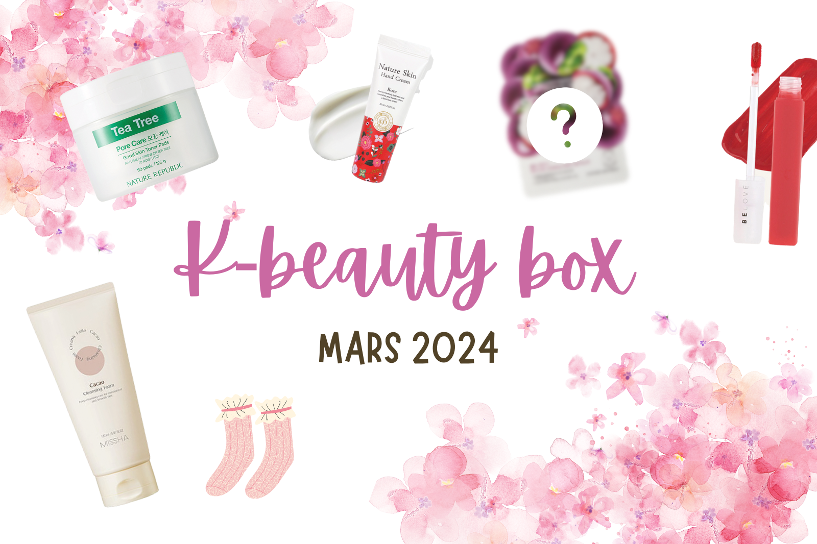 Kbeauty Box de Mars 2024