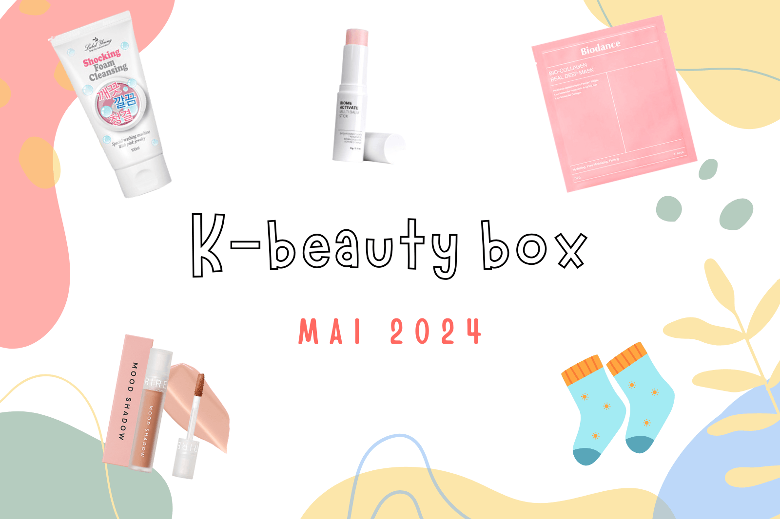 K-beauty Box de Mai 2024 : sélection soins visage et accessoires beauté K-beauty pour rafraîchir la routine