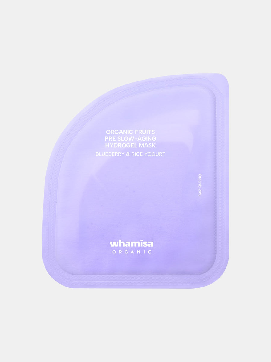WHAMISA Organic Fruits Pre Slow-Aging Hydrogel Mask Blueberry & Rice Yogurt
