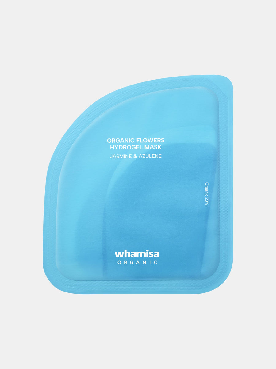 WHAMISA Organic Flowers Hydrogel Mask Jasmine & Azulene