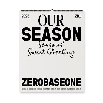 ZEROBASEONE - 2025 Season's Greetings OUR Season - Calendar Ver.