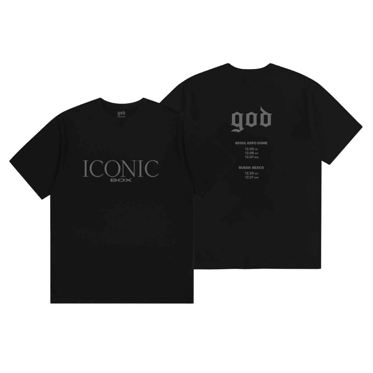 god god - T-shirt 05 - 2025 CONCERT ICONIC BOX - Officiel MD