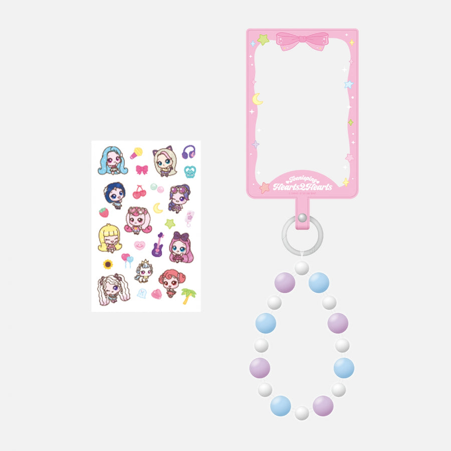 Hearts2Hearts - Teenieping X Hearts2Hearts - Photocard Phone Strap