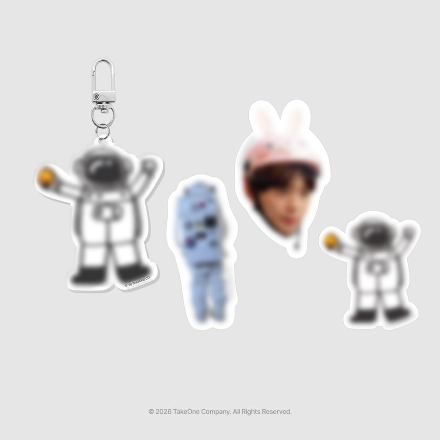 KITZ - Jump Boy LIVE - Acrylic Keyring & Sticker Set