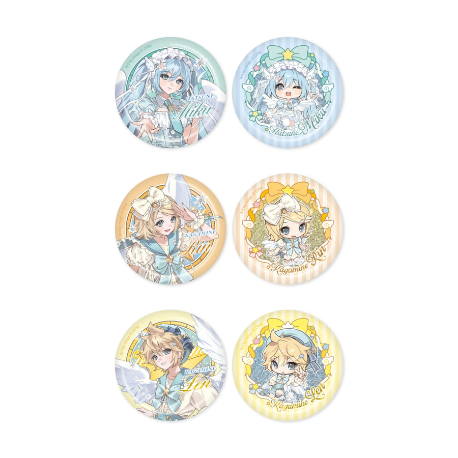 MIKU & RIN & LEN - Set de Badges Can 16 pcs - Type B - MD Officiel