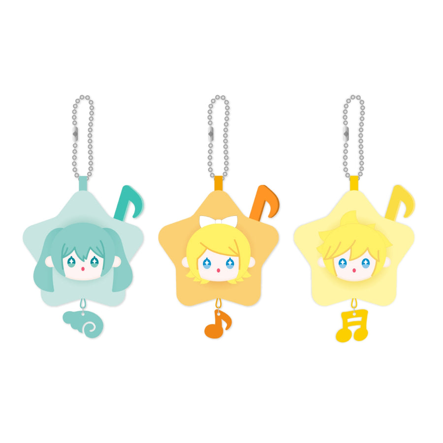 MIKU & RIN & LEN - Porte-clés Peluche Ministarz 8cm - MD Officiel