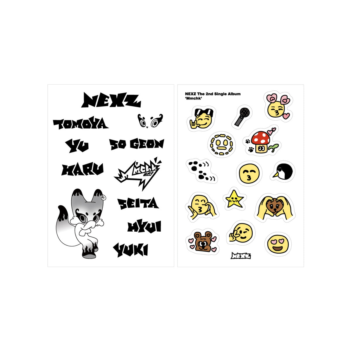 NEXZ NEXZ - 07 Sticker Set - MD Officiel Pop-up Mmchk