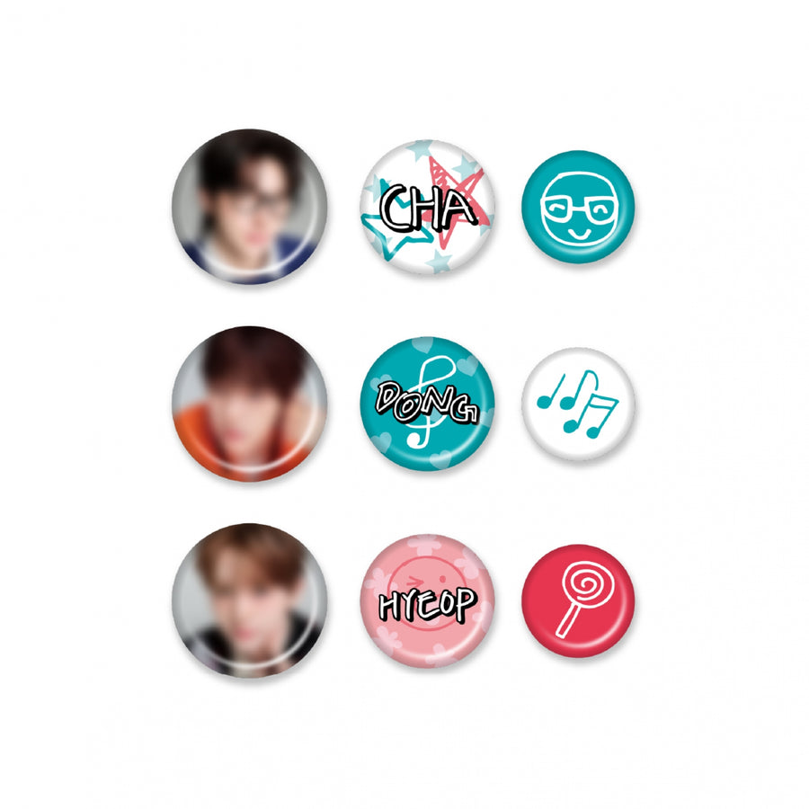 DRIPPIN - Pin Button Set - Dugeundae Pop-up Ver. - MD Officiel