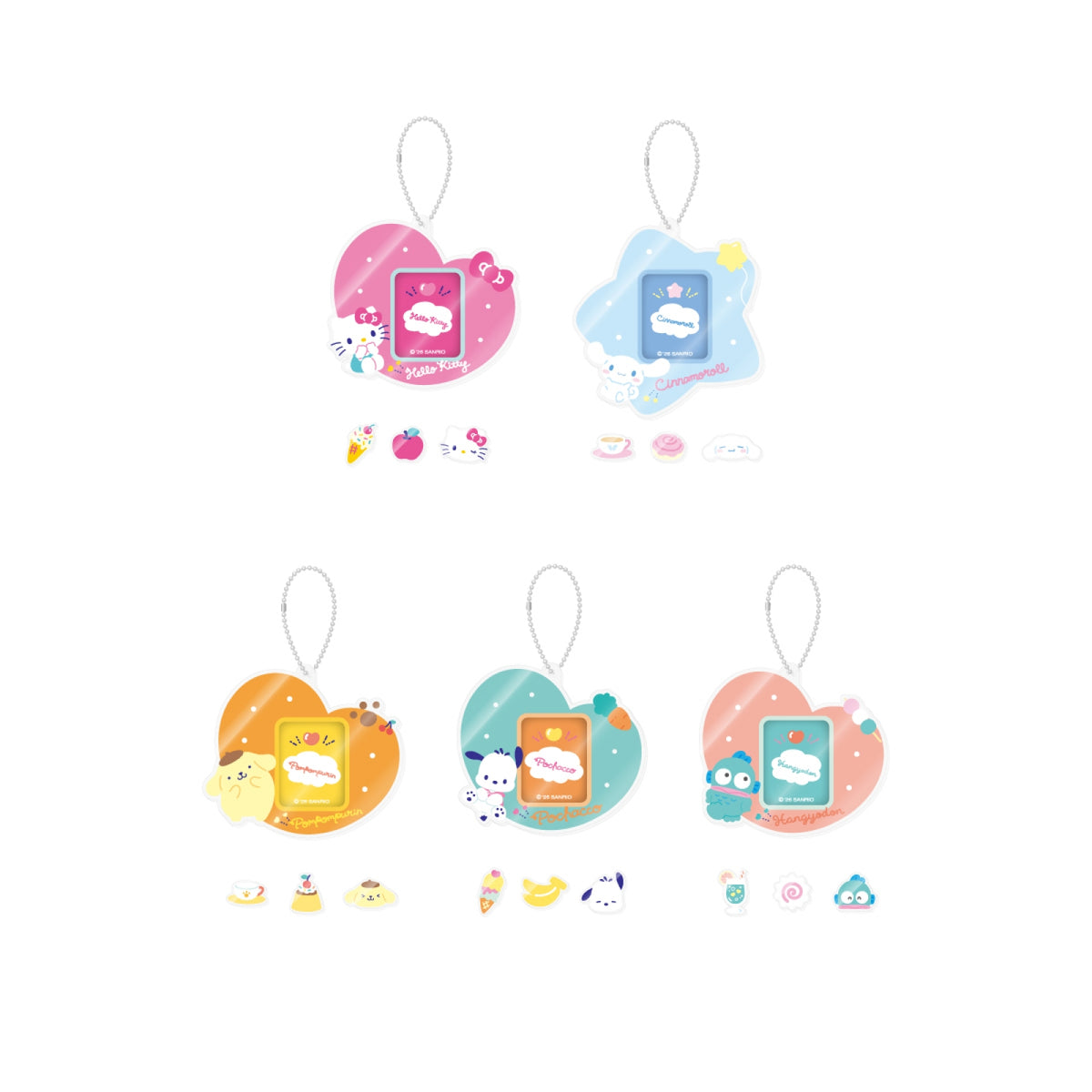 Sanrio Sanrio - Porte-Photo ID Acrylique & Charm - Modèle au choix