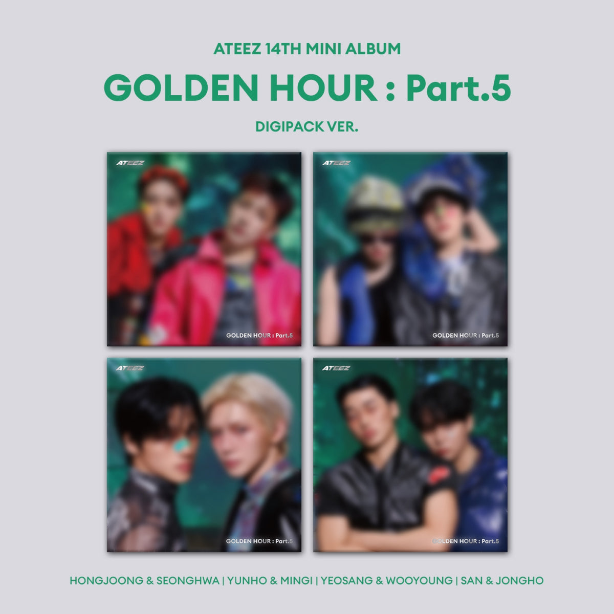 ATEEZ ATEEZ - GOLDEN HOUR : Part.5 - Digipack Unit Ver. - Mini Album