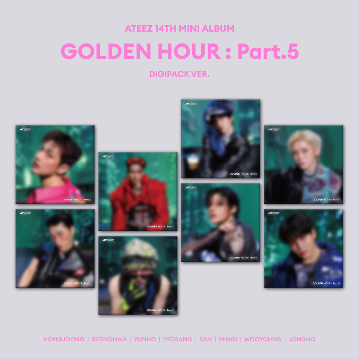 ATEEZ ATEEZ - GOLDEN HOUR : Part.5 - Digipack Ver. - Mini Album