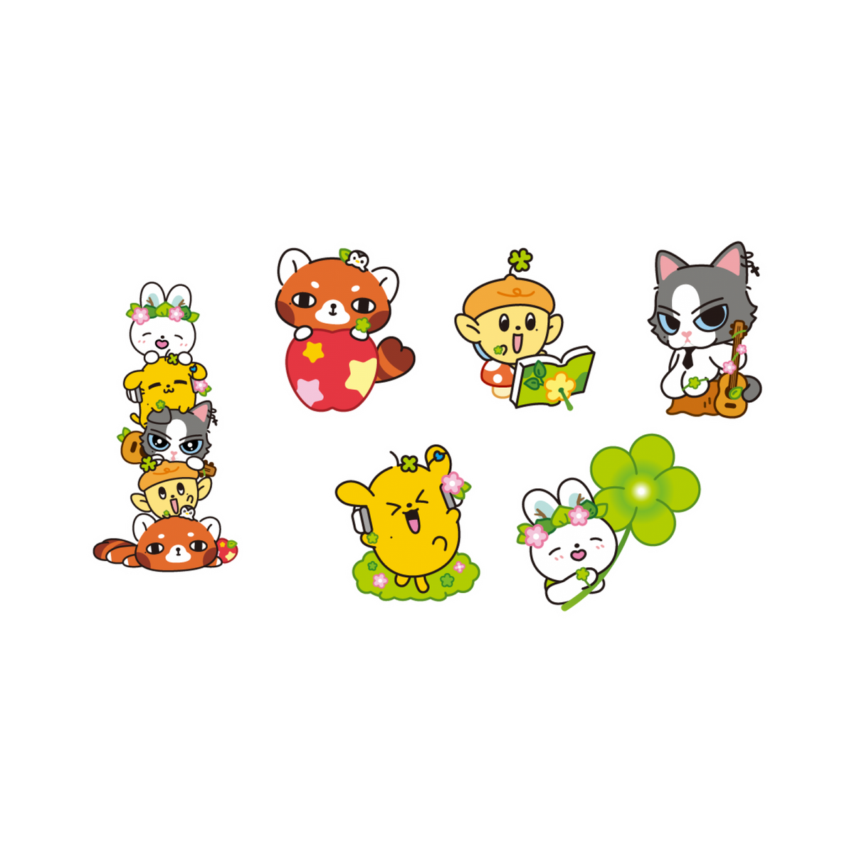 AND2BLE AND2BLE - Set de 14 Stickers Amovibles - Sequence 01 Curiosity - MD Officiel