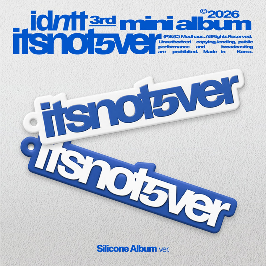 idntt - itsnotover - Mini Album (Silicone Ver.)