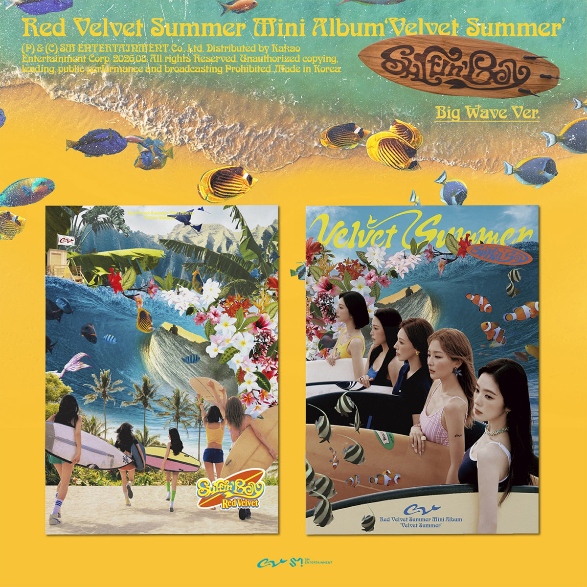 Red Velvet Red Velvet - Velvet Summer - Big Wave Ver. - Mini Album