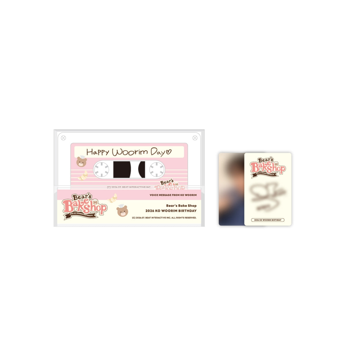 Ko Woorim Ko Woorim - Voice Cassette Set - 2026 Birthday Bear's Bake Shop - Official MD