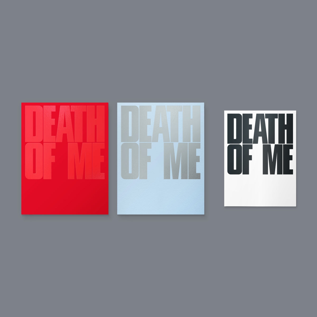 EVAN EVAN - DEATH OF ME - Mini Album (EXPLOSION Ver. / NATURAL Ver. + Weverse Albums