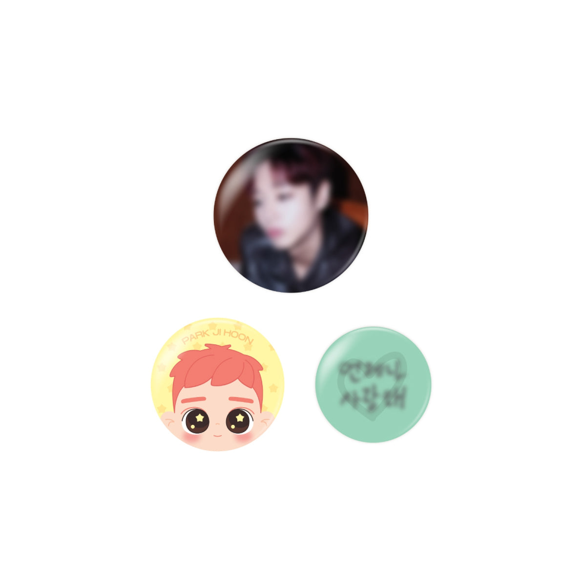 Park Ji Hoon Park Ji Hoon - Pin Button Set (11 pcs) - Official MD