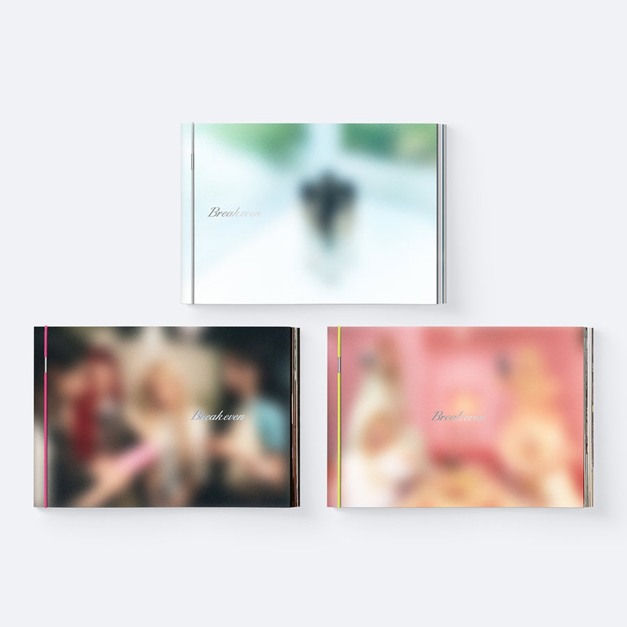 ILLIT - BREAK EVEN - BURNING / QUIET / MAD Ver. - Mini Album (Set de 3)