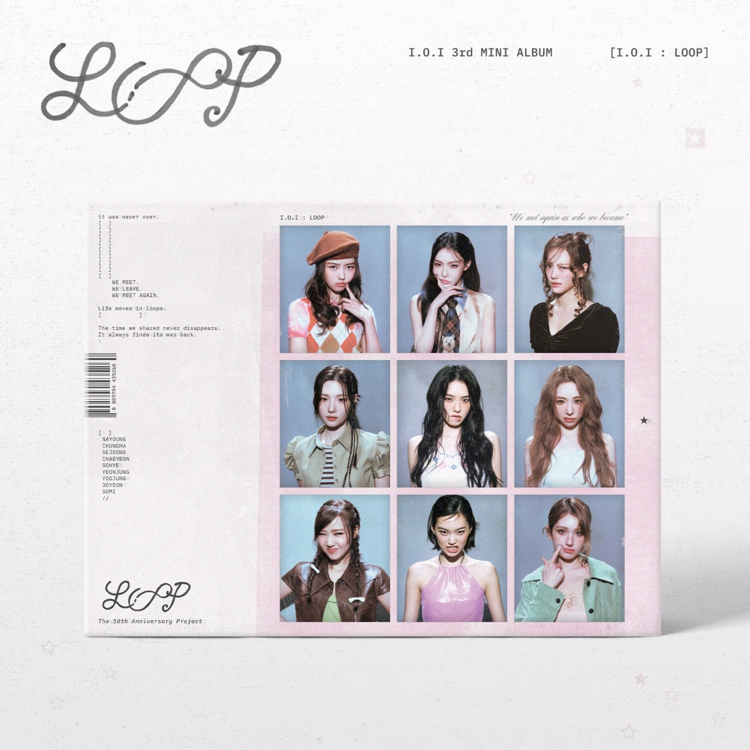 I.O.I - 3rd MINI ALBUM [I.O.I : LOOP] - Album Kpop Ma Petite Corée