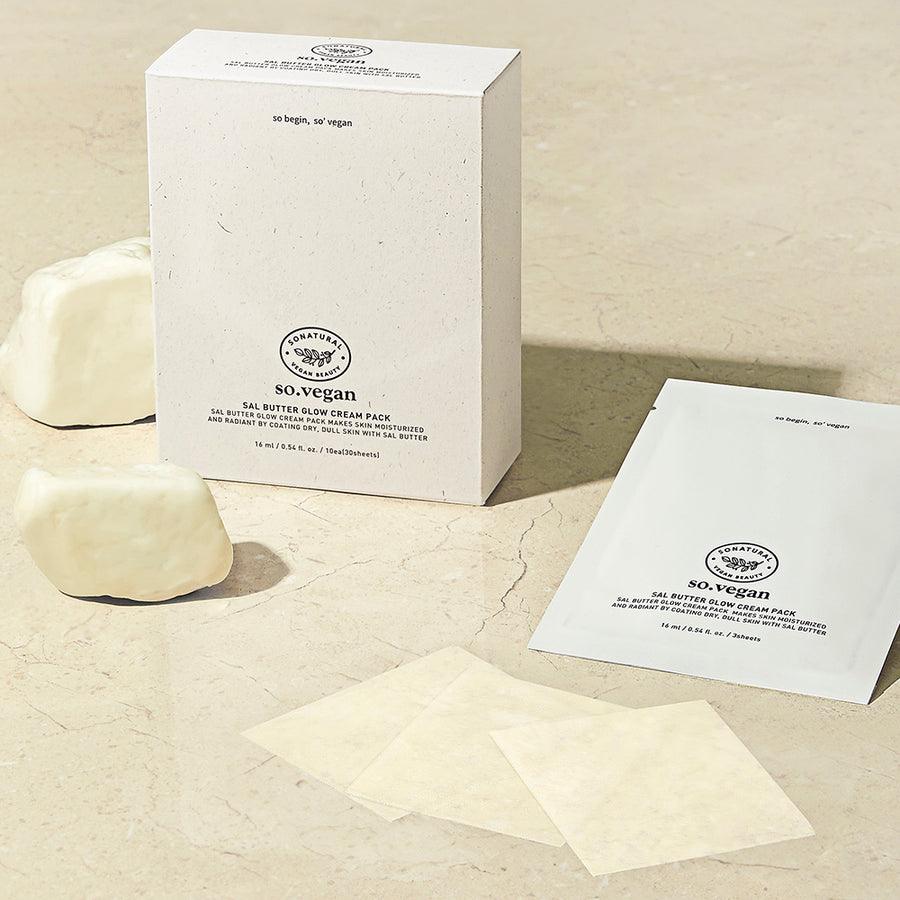 SO NATURAL High Moisture Concentrated Care Sal Butter Glow Cream Pack 10 sheets 16ml