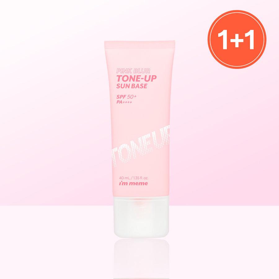 IM'MEME Pink Blur Tone-Up Sun Base 40ml SPF50+ PA++++ (1+1 Duo)
